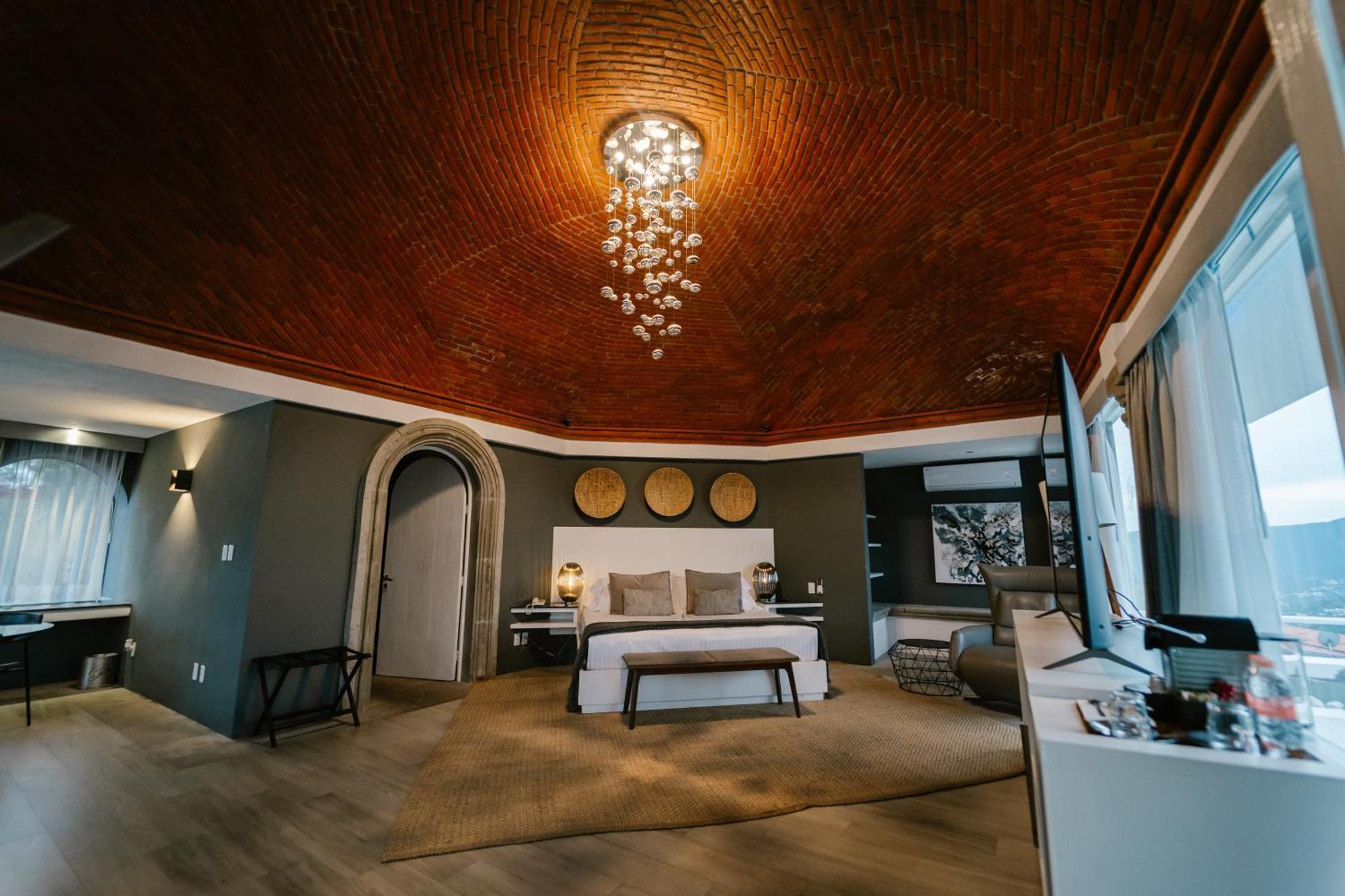 De Cantera Y Plata Hotel Boutique 塔斯科·德·阿拉尔孔 客房 照片
